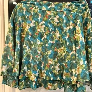 Trulli Women's Vibrant Green and blue Skirt